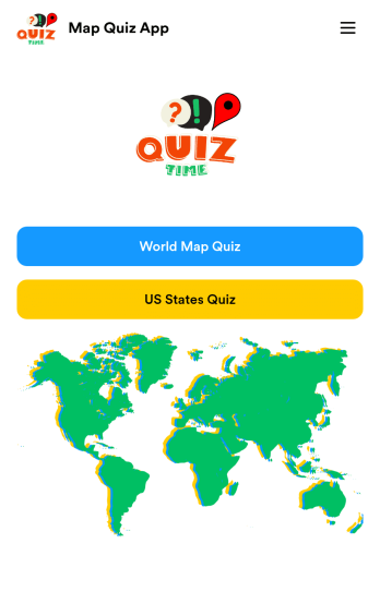 Map Quiz App Template