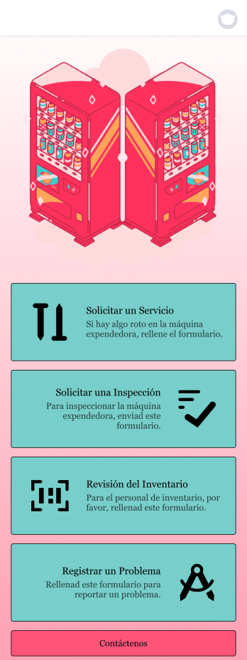 Máquina Expendedora App Template