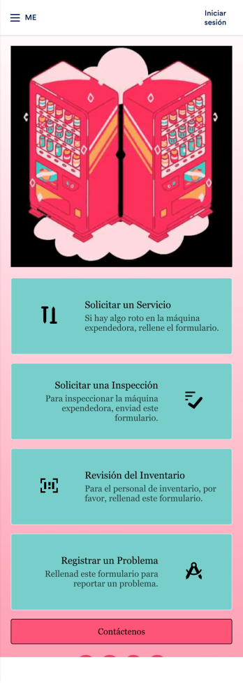 Máquina Expendedora App Template