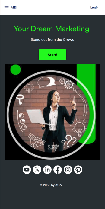 Marketing Agency App Template