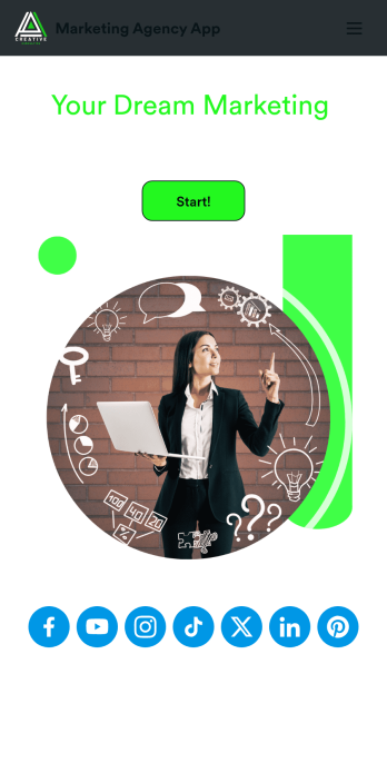 Marketing Agency App Template