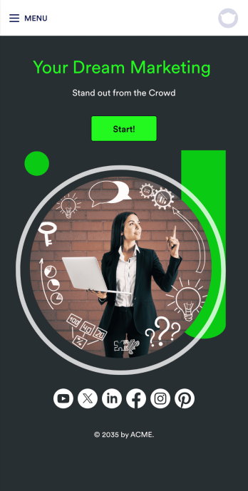 Marketing Agency App Template