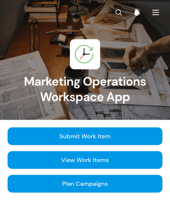 Marketing Operations Workspace App Template