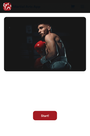 Martial Arts App Template