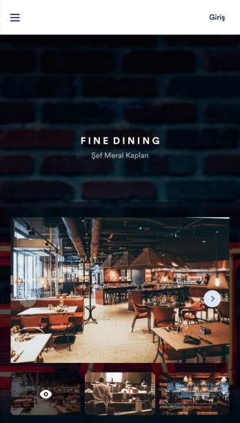 Masa Rezervasyon Uygulaması Template