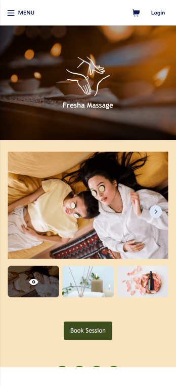 Massage Therapist Booking App Template