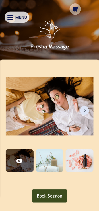 Massage Therapist Booking App Template