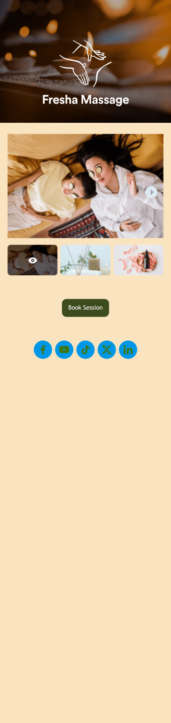 Massage Therapist Booking App Template