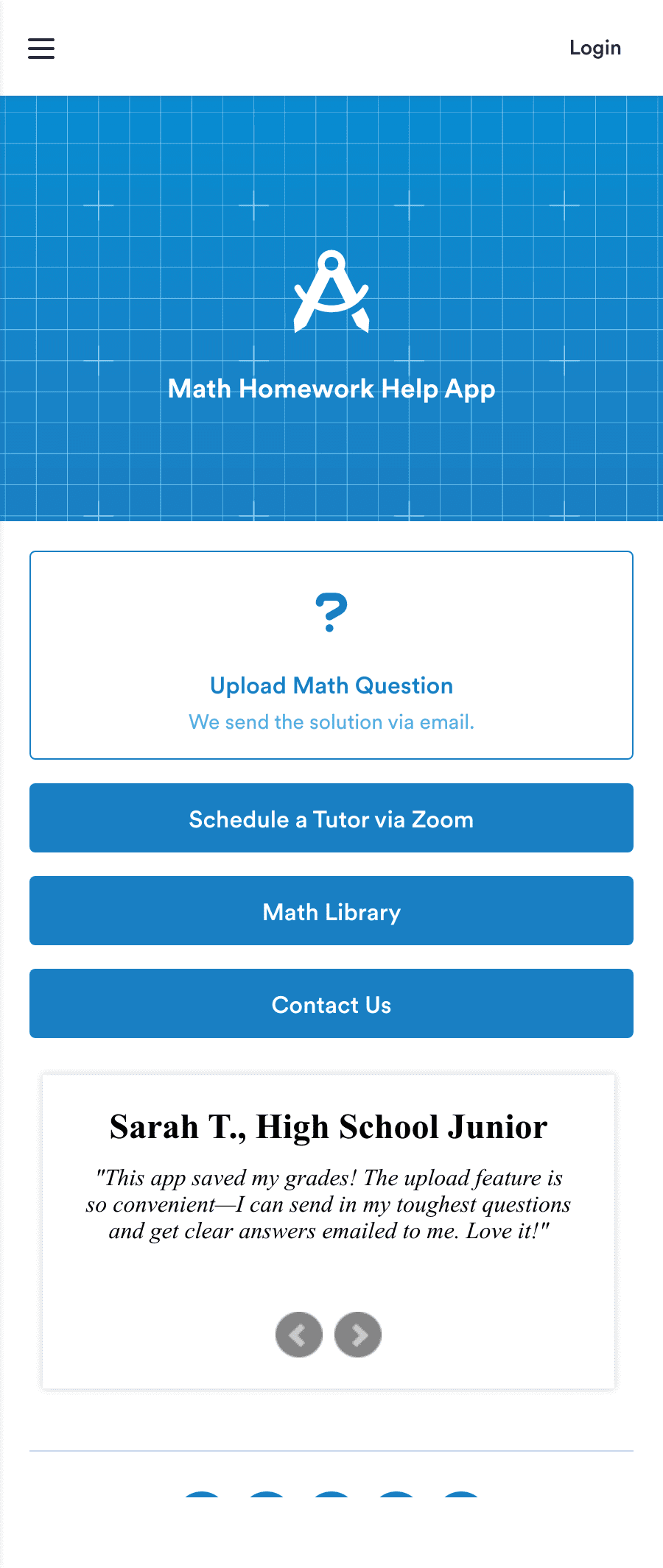 Math Homework Help Software Template | Jotform