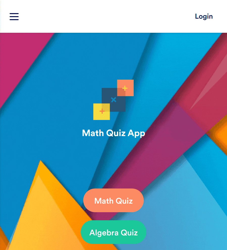 Math Quiz App Template | Jotform