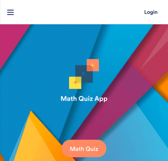 Math Quiz App Template