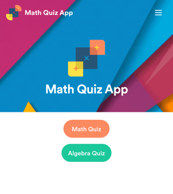 Math Quiz App Template