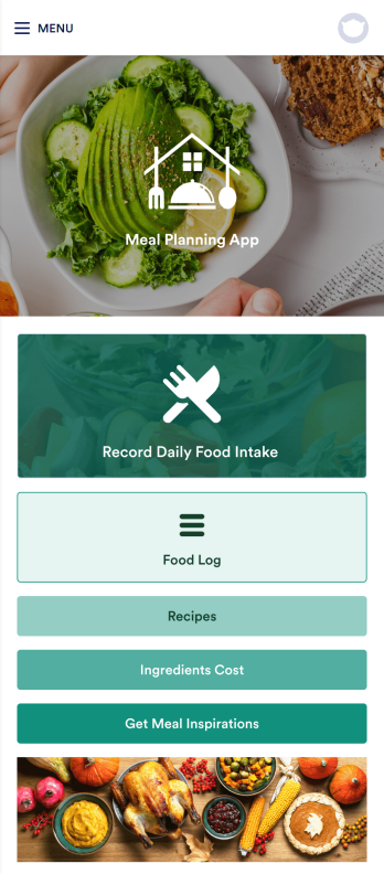 Meal Planning App Template