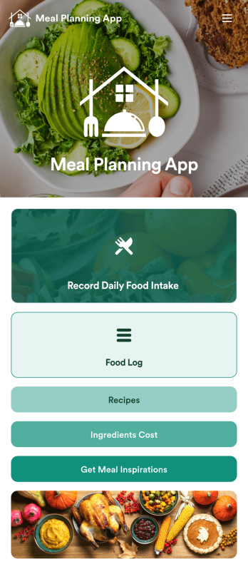 Meal Planning App Template