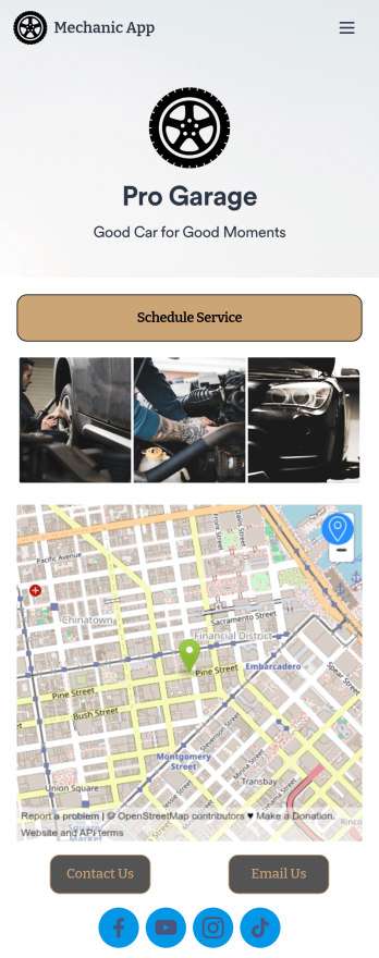 Mechanic App Template
