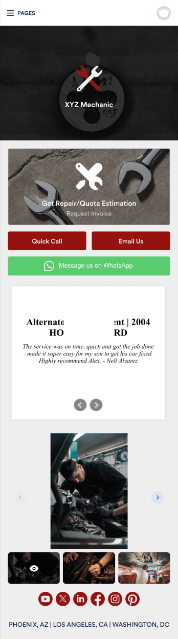 Mechanic Labor Time Guide App Template