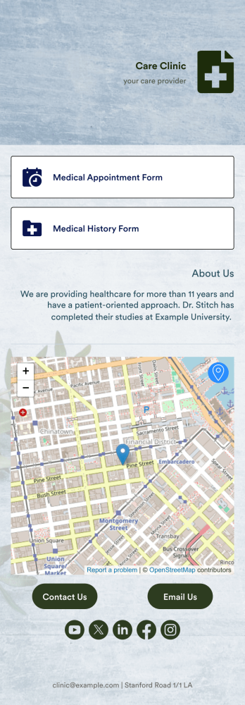 Medical Appointments App Template