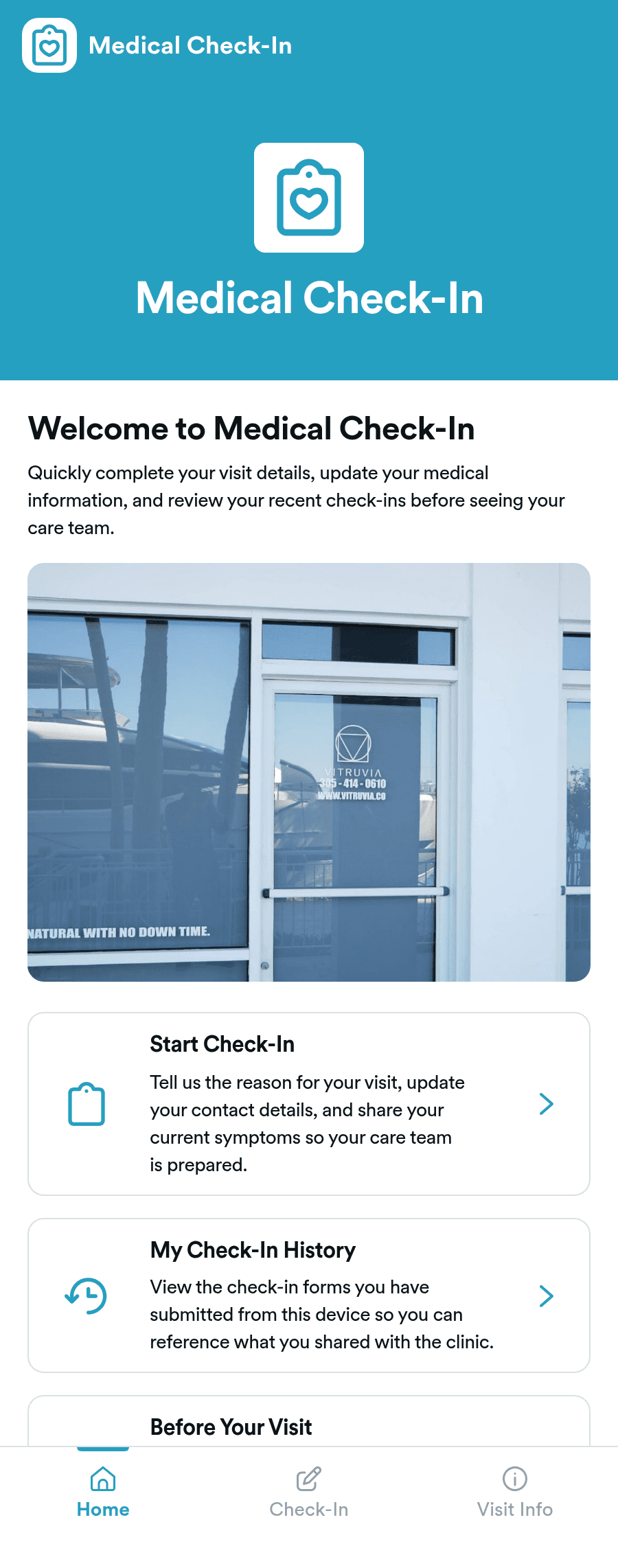 Medical Check-In App Template | Jotform