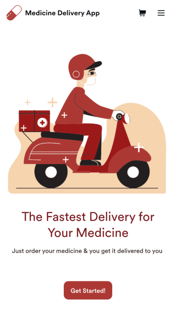 Medicine Delivery App Template