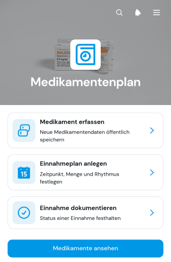 Medikamentenplan-App