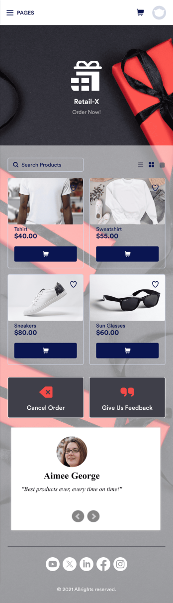 Merchandising App Template