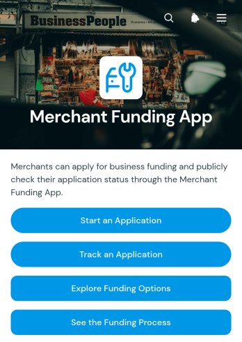 Merchant Funding App Template