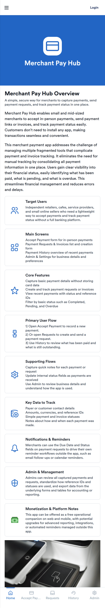 Merchant Payment App Template