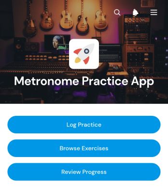Metronome Practice App Template