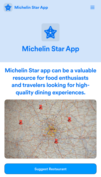 Michelin Star App Template