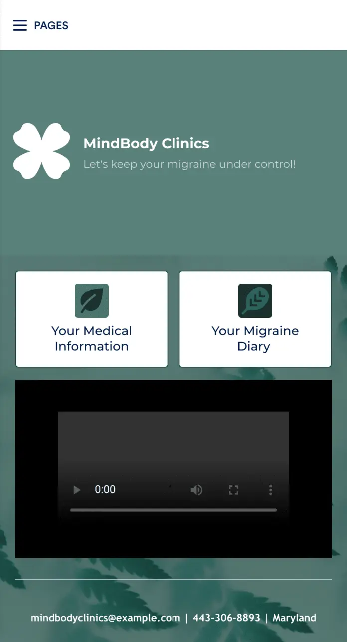 Migraine Diary App