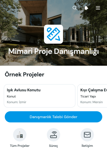 Mimari Proje Danışmanlık Uygulama Șablonu
