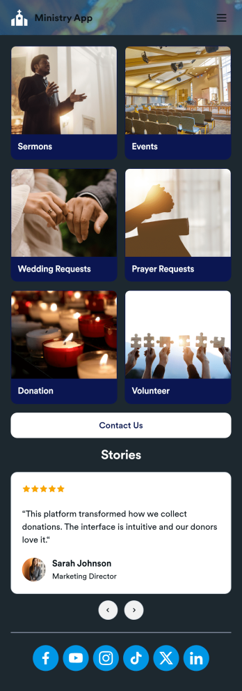 Ministry App Template