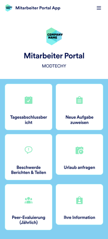 Mitarbeiter Portal App