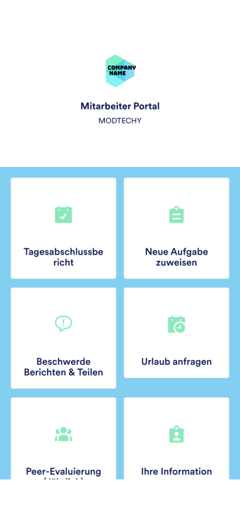 Mitarbeiter Portal App Template