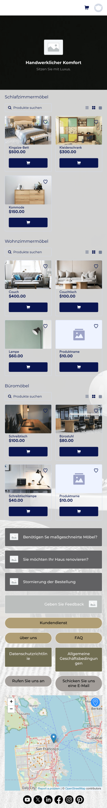 MöbelverkaufsAp Template