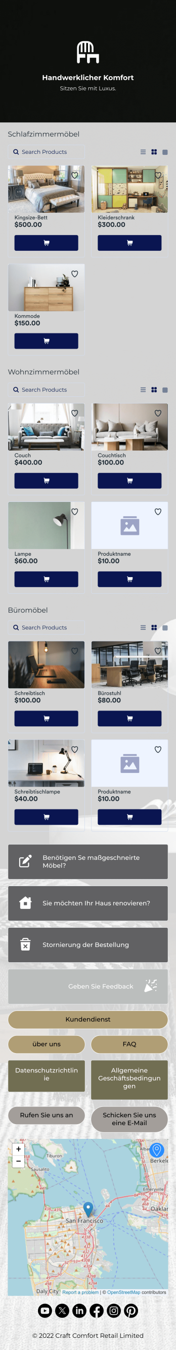 MöbelverkaufsAp Template