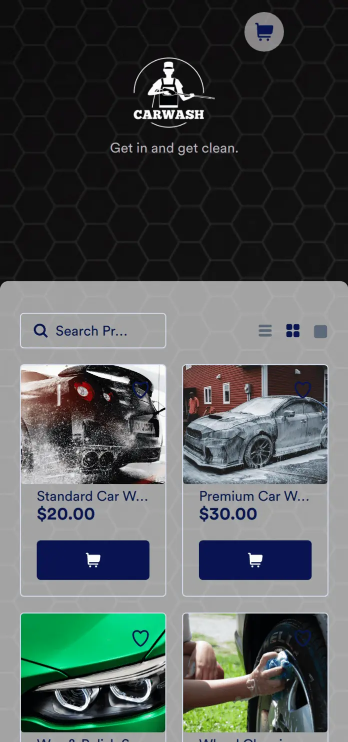 Mobile Car Wash App