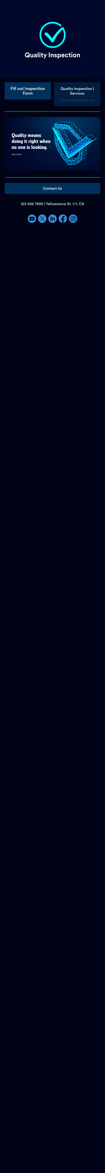 Mobile Inspection App Template