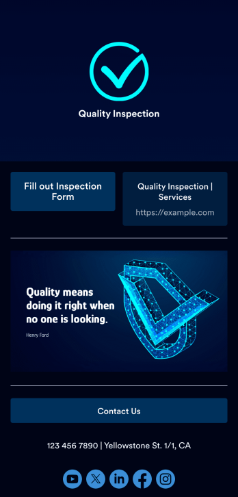 Mobile Inspection App Template