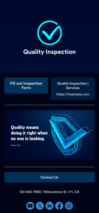 Mobile Inspection App Template