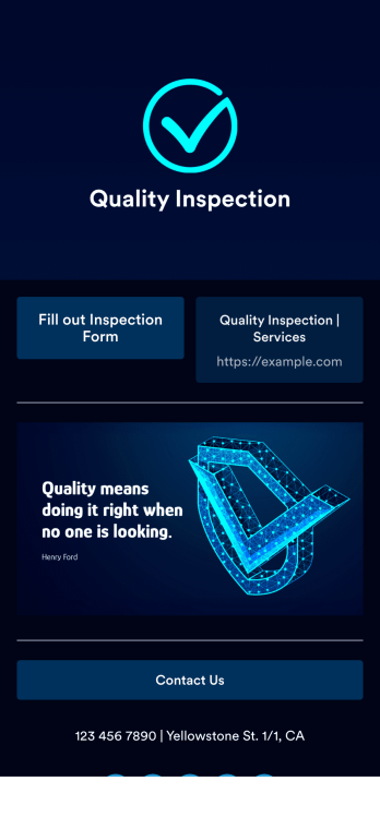 Mobile Inspection App Template