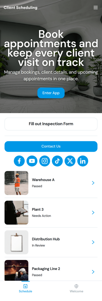 Mobile Inspection App Template