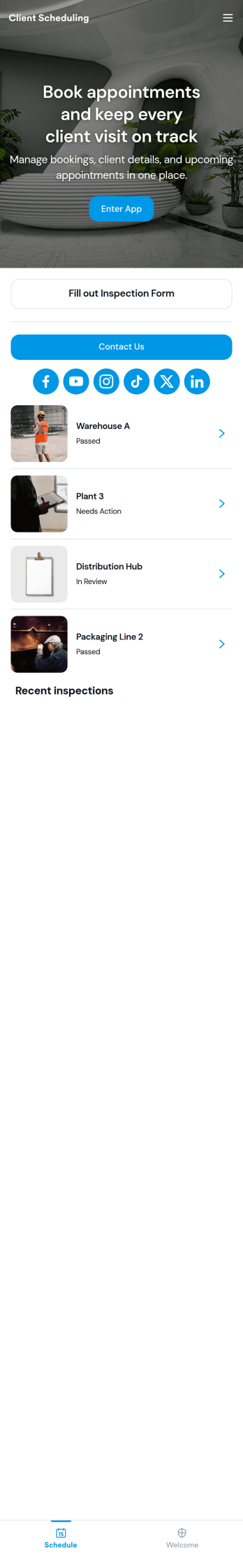 Mobile Inspection App Template