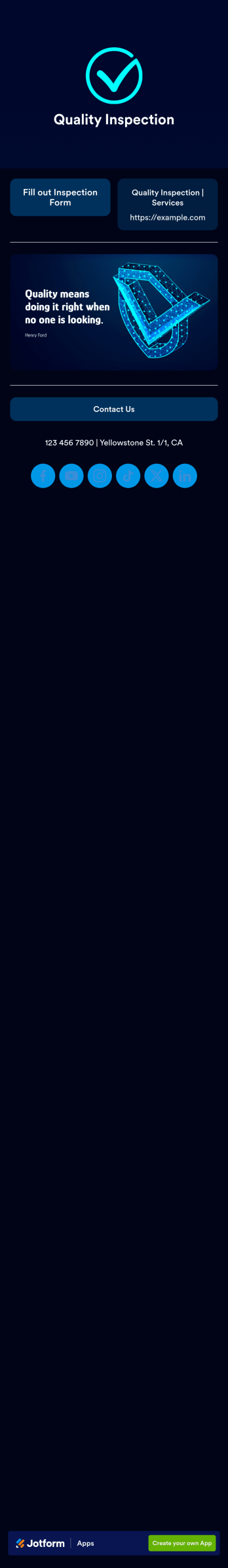 Custom Mobile Inspection App