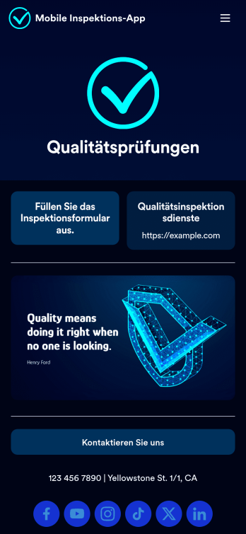 Mobile Inspektions-App