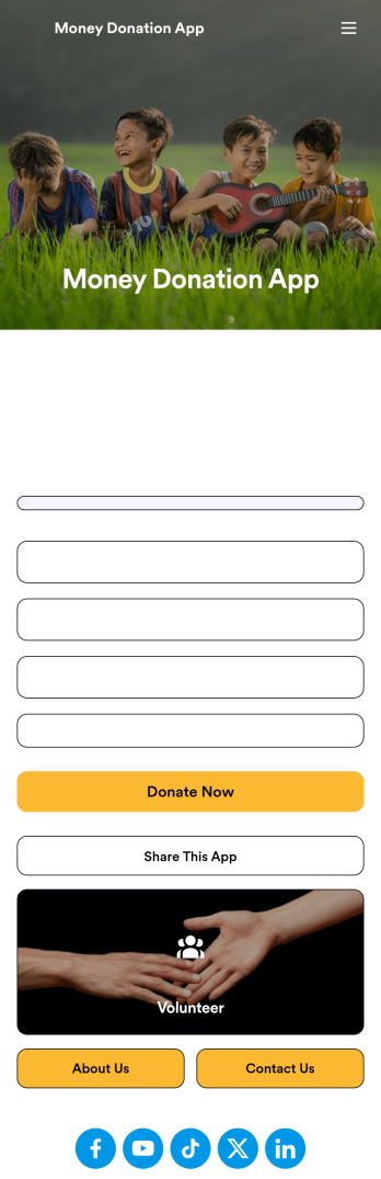 Money Donation App Template