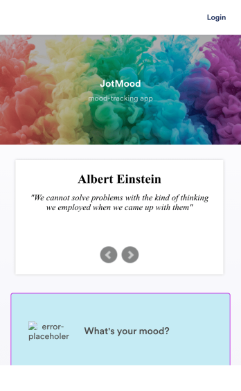 Mood Tracker App Template