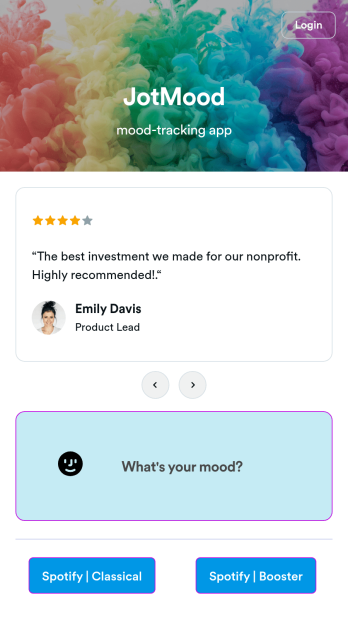 Mood Tracker App Template