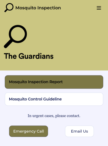 Mosquito Inspection App Template