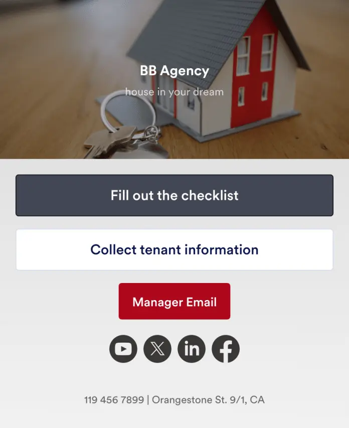 Move In Checklist App